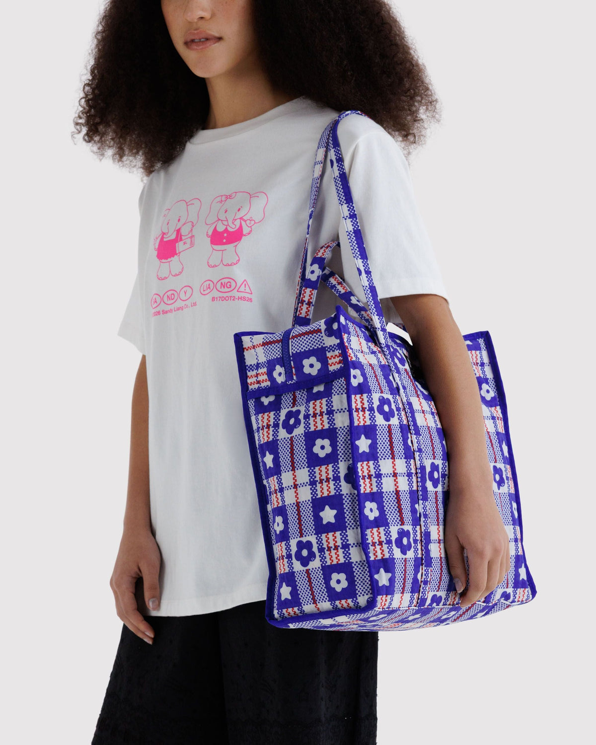 LARGE NYLON MARKET BAG