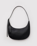 MEDIUM RECYCLED LEATHER FLAT CRESCENT
