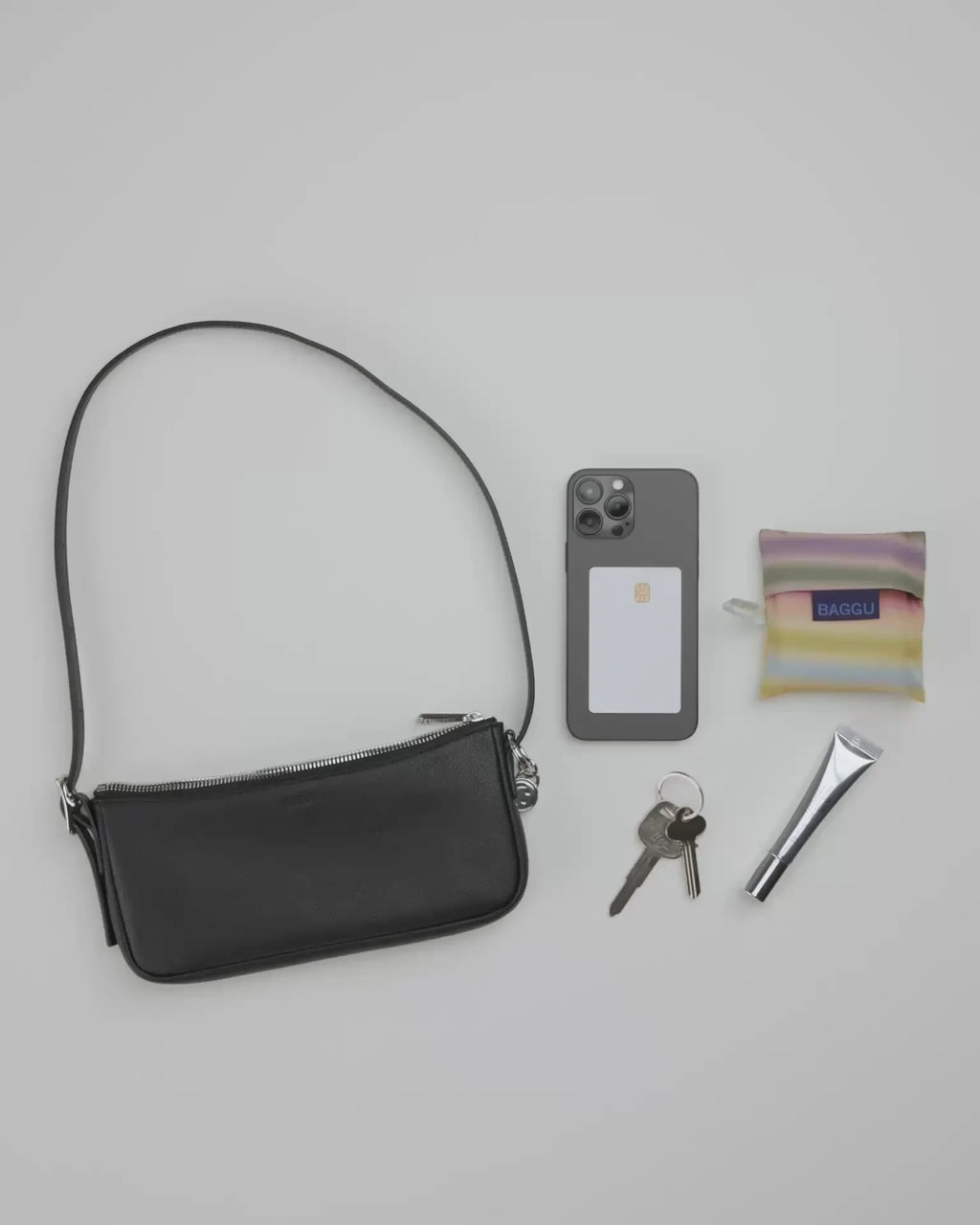 RECYCLED LEATHER POCHETTE