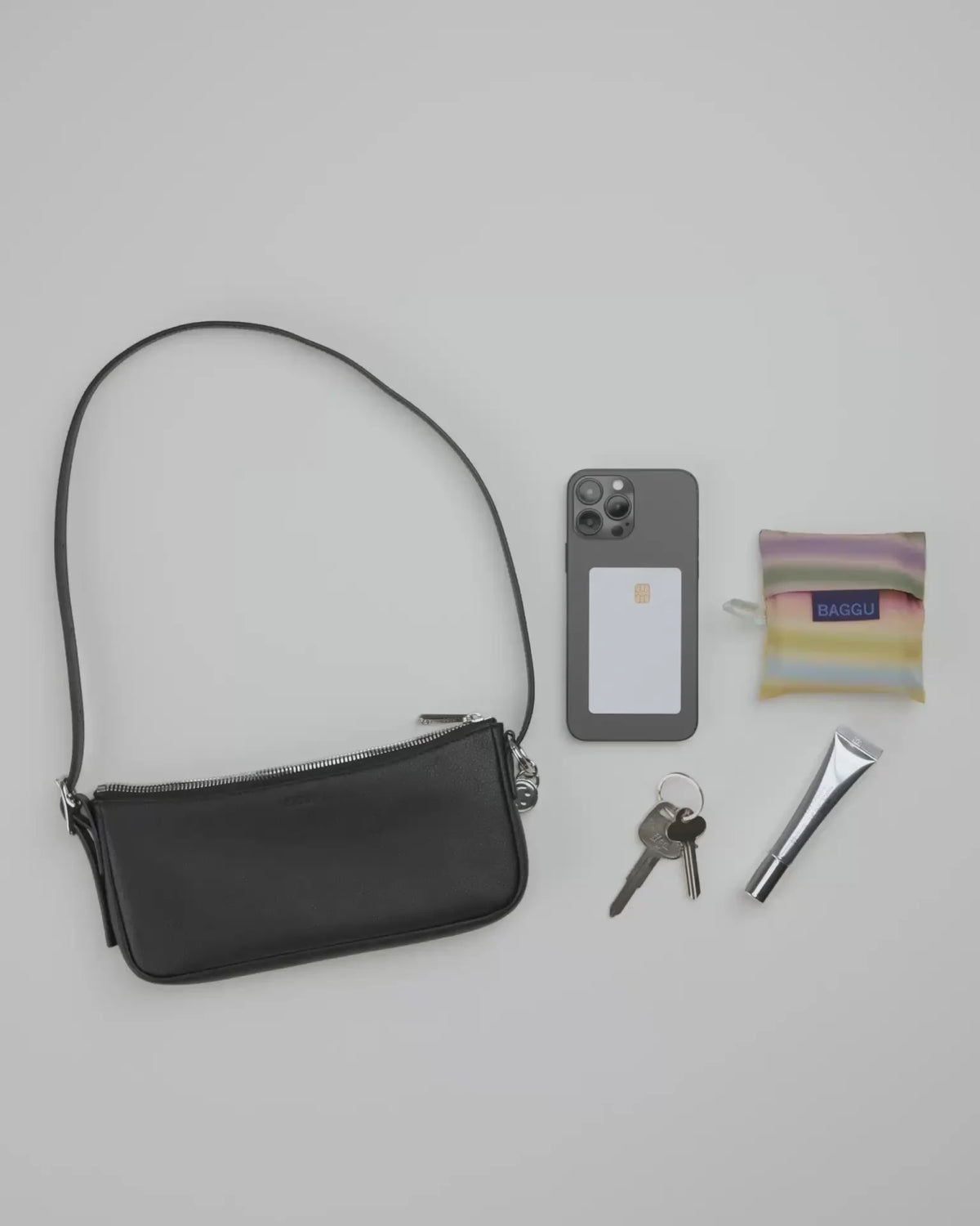 RECYCLED LEATHER POCHETTE