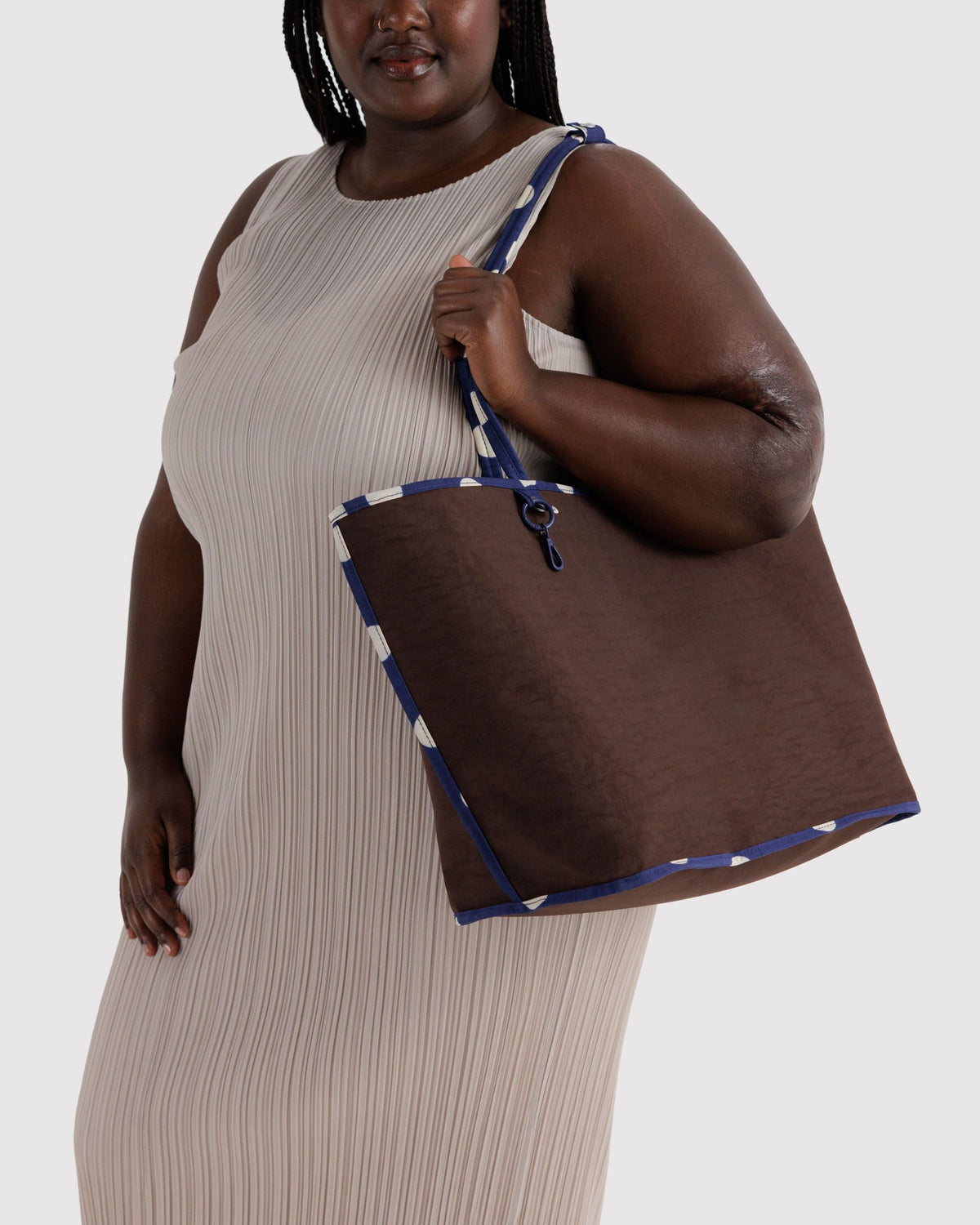 LARGE NYLON REVERSIBLE TOTE